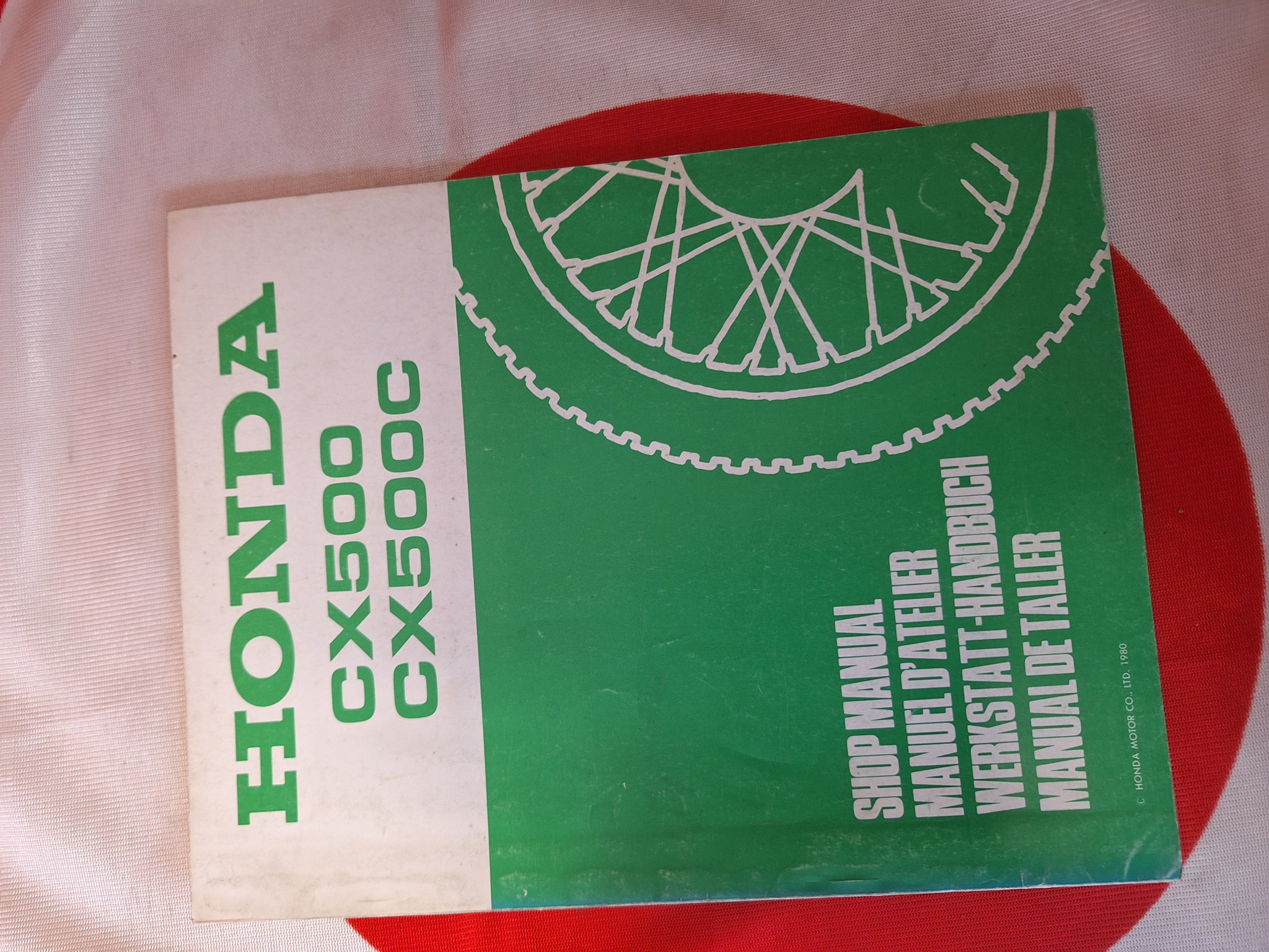 Picture of Werkstatthandbuch Nachtrag Honda  CX500 CX500C